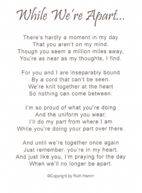 While We're Apart While We're Apart
