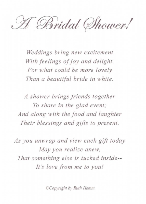 A Bridal Shower! A Bridal Shower!