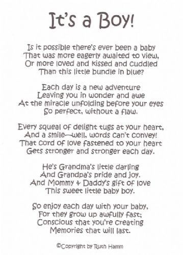 It's a Boy!