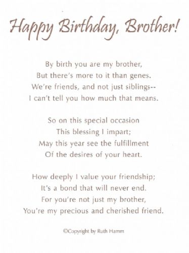 Happy Birthday, Brother!