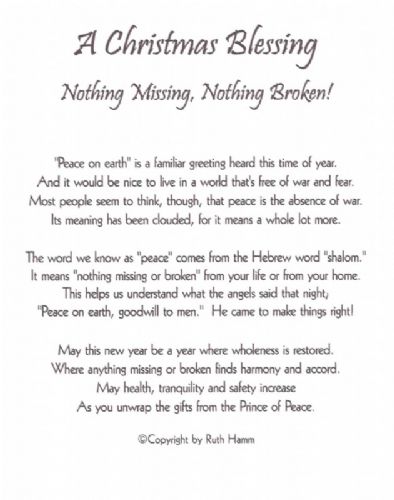 A Christmas Blessing