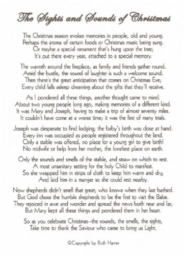 The Sights and Sounds of Christmas