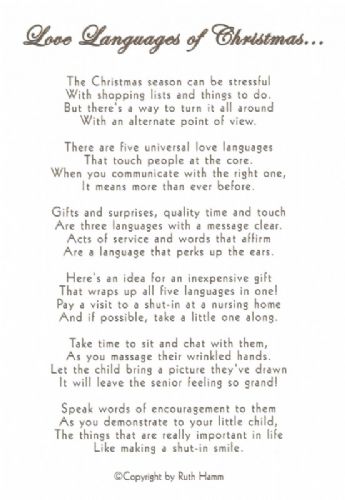 Love Languages of Christmas...