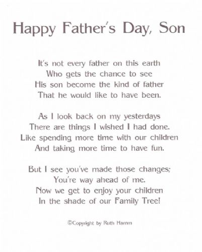 Happy Father's Day, Son