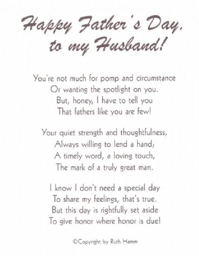 Happy Father's Day to My Husband!