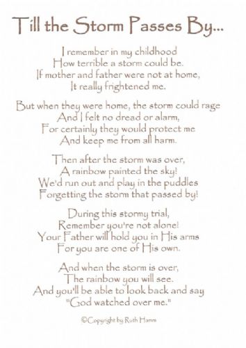 Till The Storm Passes By