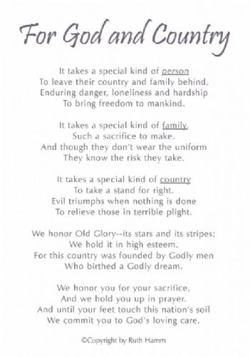 For God and Country (USA)