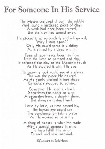 For Someone in His Service