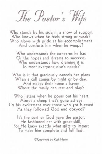 The Pastor's Wife