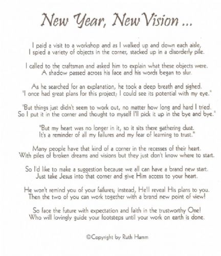 New Year, New Vision