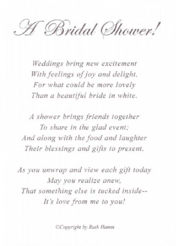 A Bridal Shower!