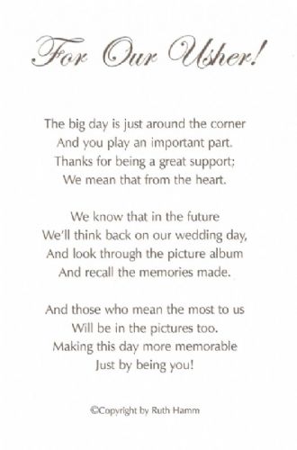 For Our Usher!